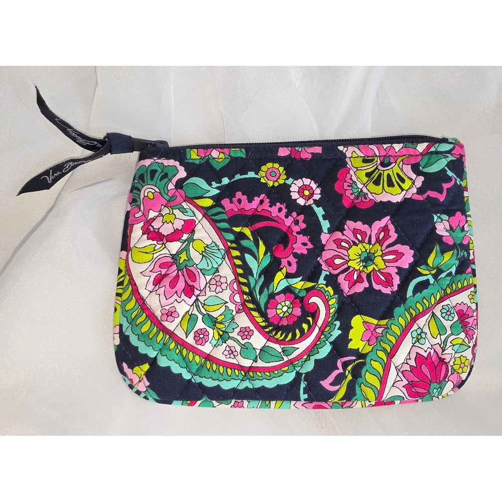 Vera Bradley Petal Paisley Villager Tote Bag and Pouch Set 14557-154 NWT - Picture 9 of 15